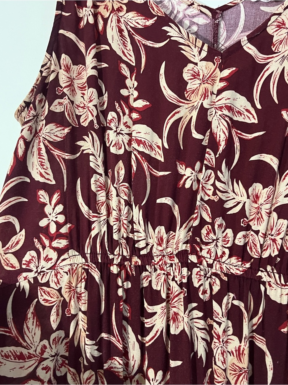 beachlunchlounge Floral Print Maxi Dress with Pockets size Medium Boho Summer - Picture 5 of 10